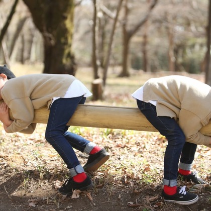 Photographer  Tomoが出張撮影した「双子とベビーの記念写真@井の頭公園」の家族写真