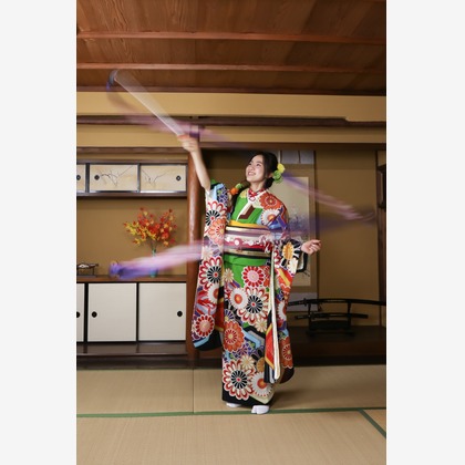 スマイルハンターが出張撮影した家族写真(キッズ,ベビーフォト)などが写った「成人式フォト」の家族写真