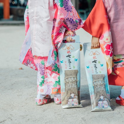 田中紫奈が撮影したお宮参りの写真