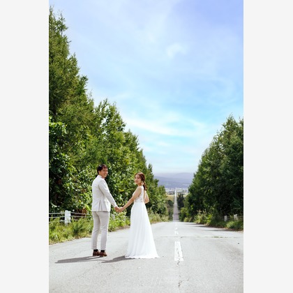 Photo of Furano/Biei location photo wedding taken by uno e creative act.