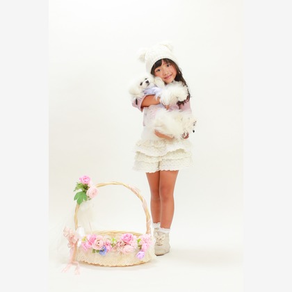 高橋 透（Coo&Sea STUDIO代表）が出張撮影した日本アイドル, イヌ科, 子モデルなどが写った「キッズプロフィールフォト」の家族写真