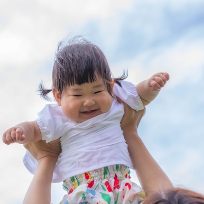 すみれふぉとが出張撮影した「新緑撮影会?」の家族写真