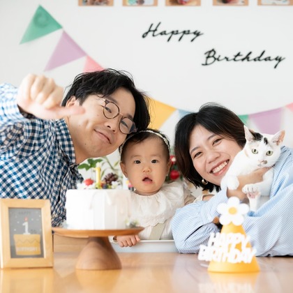 株式会社VISTA / VISTA Photographyが出張撮影した家族写真(キッズ,ベビーフォト)などが写った「ファミリーフォト」の家族写真