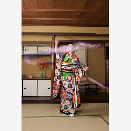 スマイルハンターが出張撮影した家族写真(キッズ,ベビーフォト)などが写った「成人式フォト」の家族写真