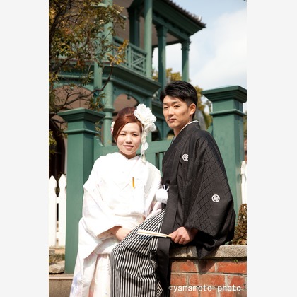 山本写真館が撮影したウェディングや家族、ビジネスの写真