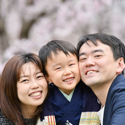 寫樂斎が撮影した家族写真の出張撮影/七五三フォトの写真