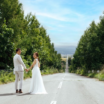 uno e creative act.が撮影した「富良野・美瑛　ロケーションフォトウェディング」の写真