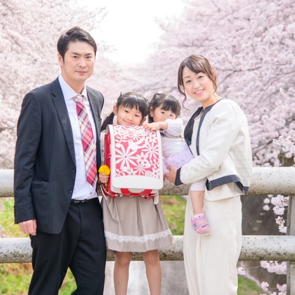 関場優太が撮影した家族写真の出張撮影の写真