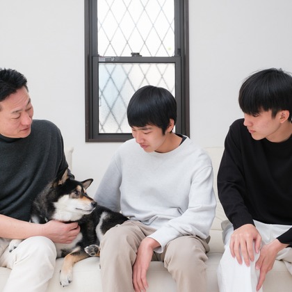 高夏写真店が出張撮影した「家族写真の撮影」の家族写真