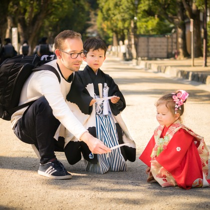 Aya Petite Photographyが出張撮影した「七五三出張撮影」の家族写真