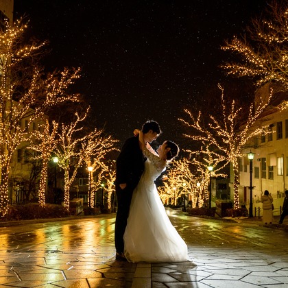 ウィリアムズ　侑依が撮影した「ナイトウェディング」の写真