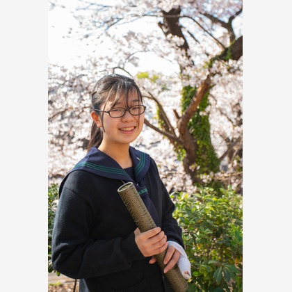 スタジオαが出張撮影した植物, スリーブ, 上着が写った学校行事の写真