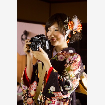 スマイルハンターが出張撮影した家族写真(キッズ,ベビーフォト)などが写った「成人式フォト」の家族写真