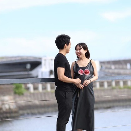 杉山佳菜が出張撮影した「みなとみらい」の家族写真