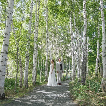 uno e creative act.が撮影した「富良野・美瑛　ロケーションフォトウェディング」の写真