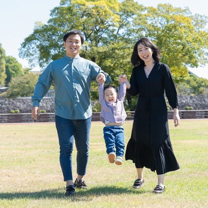 河村　賢が撮影した家族写真の出張撮影の写真