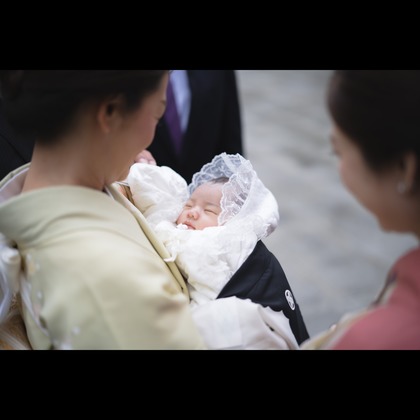 PHOTO 104が出張撮影した「お宮参り」の家族写真
