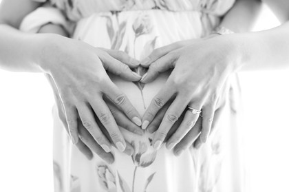 サンブルームのマタニティフォト