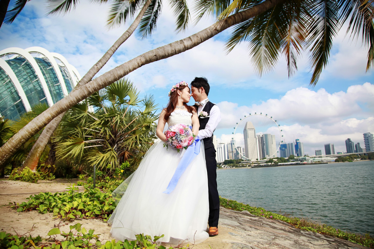 Wedding Photo at Gardens by the Bay