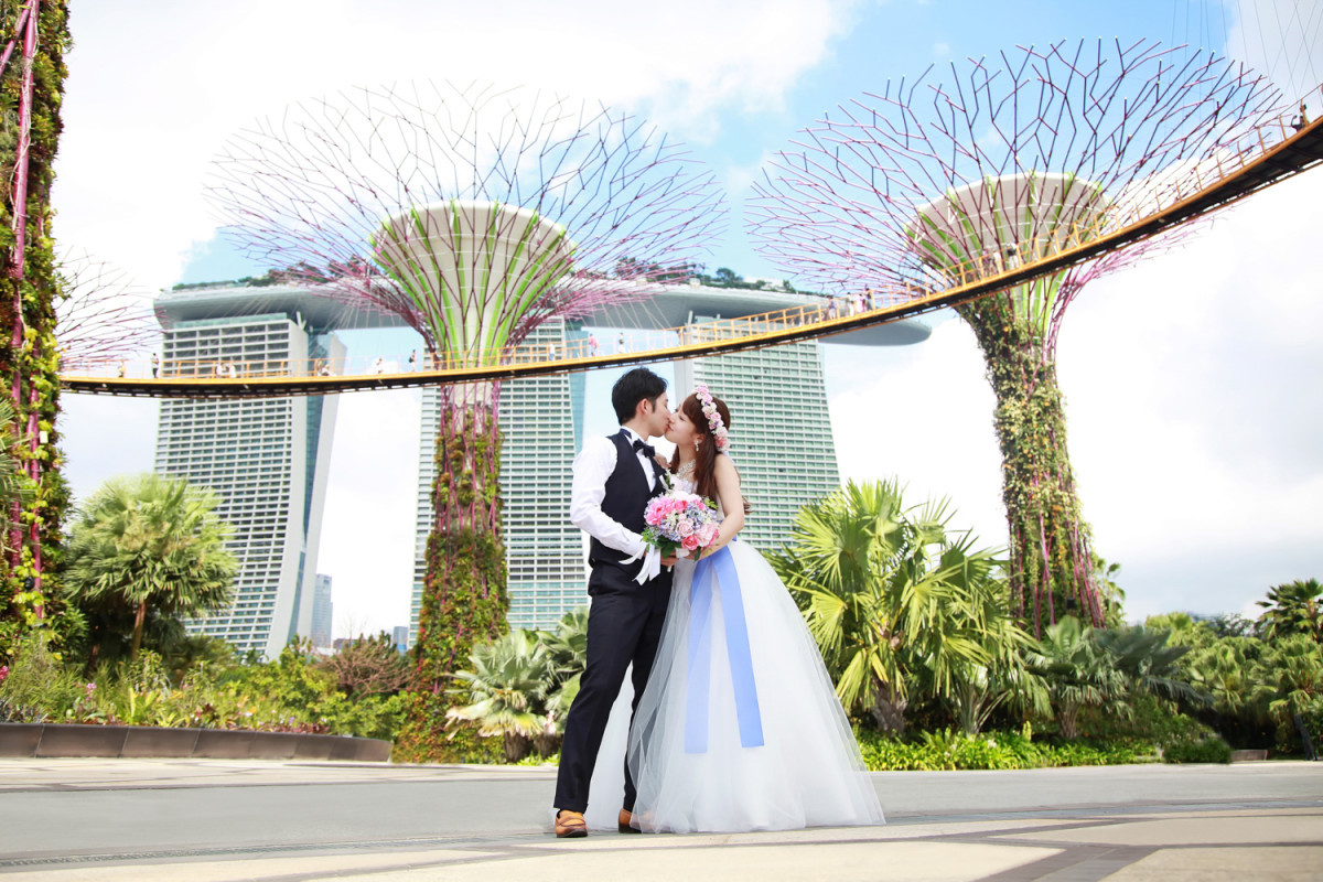 Wedding Photo at Gardens by the Bay